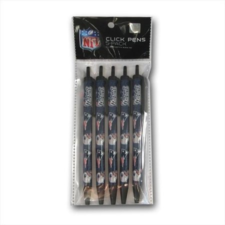 PRO SPECIALTIES GROUP Pro Specialties Group NFL New England Patriots 5 Pack Click Pens PEN5FBNEP